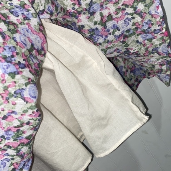 Ralph Lauren dress floral capped ruffled midi size 8 NEW - Picture 6 of 15